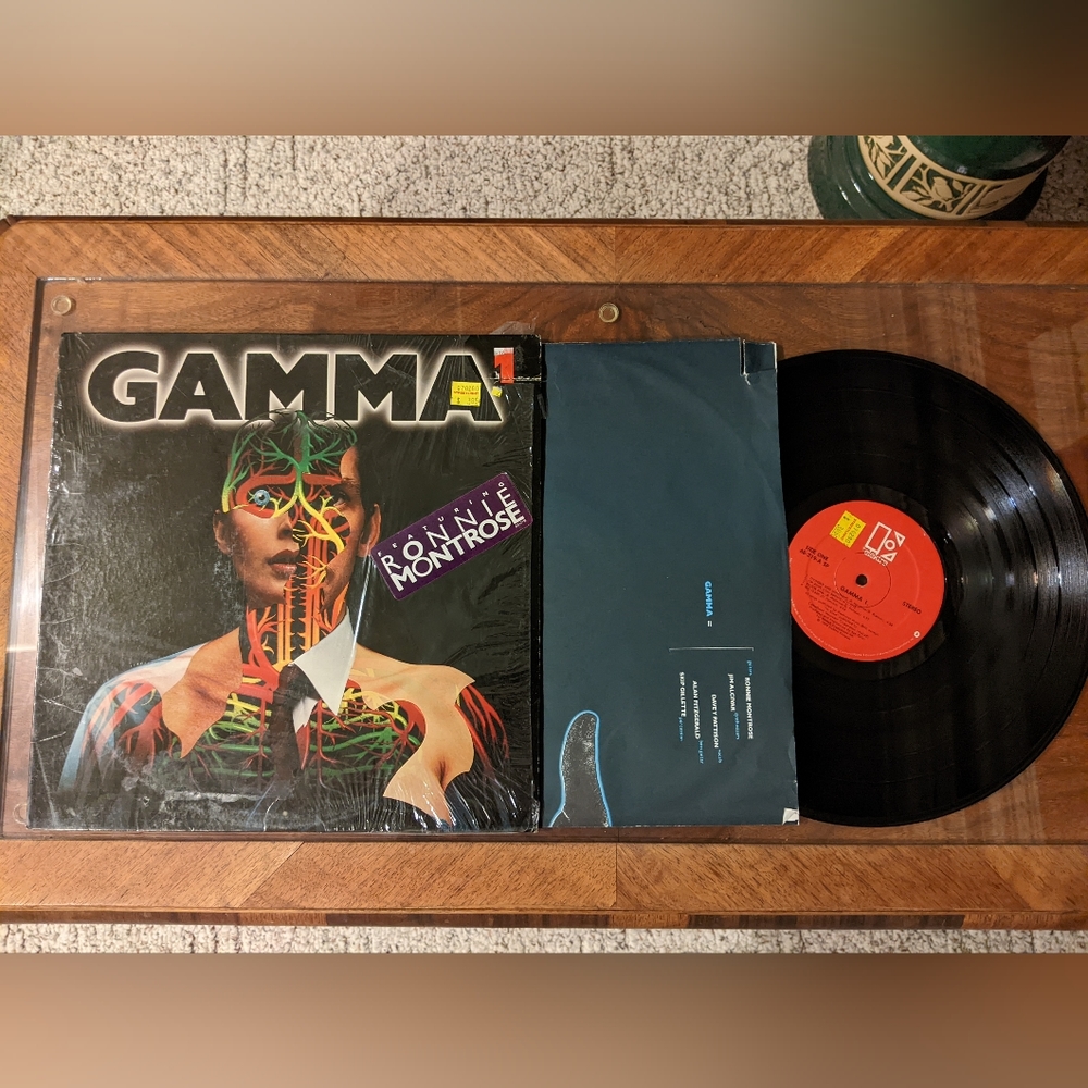 1979 Gamma w/Ronnie Montrose "Gamma 1" Vinyl Record